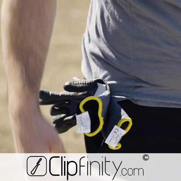 arbeitserleichterung clipfinity handschuhe halterung